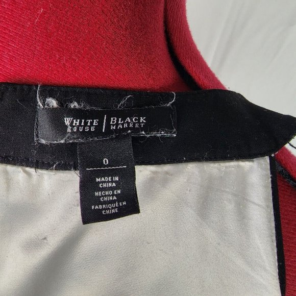 White House Black Market White Gray Black Sleeveless Knee Length Dress - 0 - Picture 10 of 12